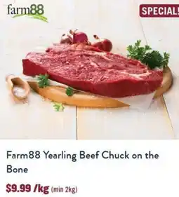 Tasman Butchers Farm88 Yearling Beef Chuck on the Bone offer