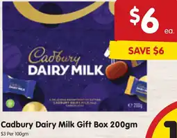Spar Cadbury Dairy Milk Gift Box 200gm offer