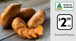 Foodworks Sweet Gold Potatoes offer
