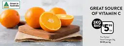 Foodworks Navel Oranges 3kg offer