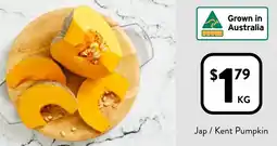 Foodworks Jap / Kent Pumpkin offer