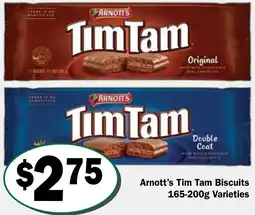 Friendly Grocer Arnott's Tim Tam Biscuits 165-200g Varieties offer