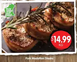 Spudshed Pork Medallion Steaks offer