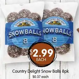 Spudshed Country Delight Snow Balls 8pk offer