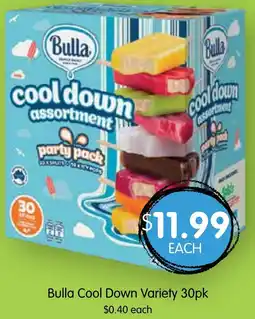 Spudshed Bulla Cool Down Variety 30pk offer