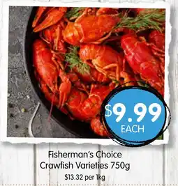 Spudshed Fisherman's Choice Crawfish Varieties 750g offer