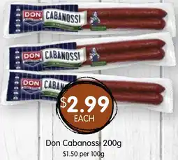 Spudshed Don Cabanossi 200g offer