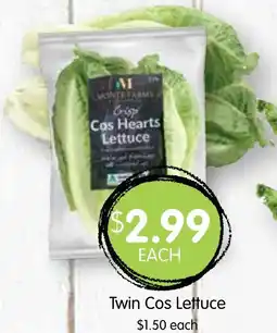 Spudshed Twin Cos Lettuce offer
