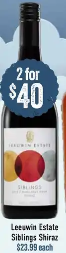 Leeuwin Estate Siblings Shiraz