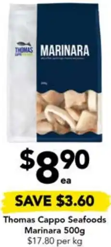 Drakes Thomas Cappo Seafoods Marinara 500g offer