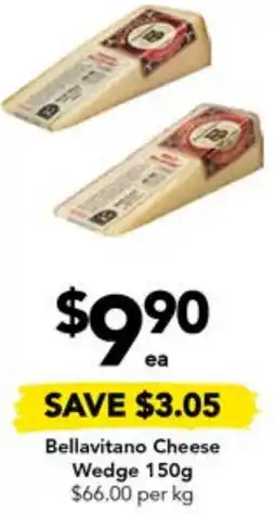 Drakes Bellavitano Cheese Wedge 150g offer