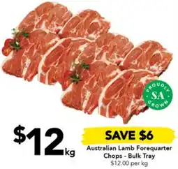 Drakes Australian Lamb Forequarter Chops - Bulk Tray offer
