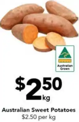 Drakes Australian Sweet Potatoes offer