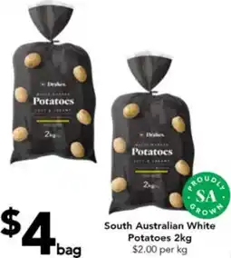 Drakes South Australian White Potatoes 2kg offer