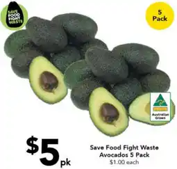 Drakes Save Food Fight Waste Avocados 5 Pack offer