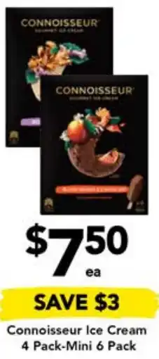 Drakes Connoisseur Ice Cream 4 Pack-Mini 6 Pack offer