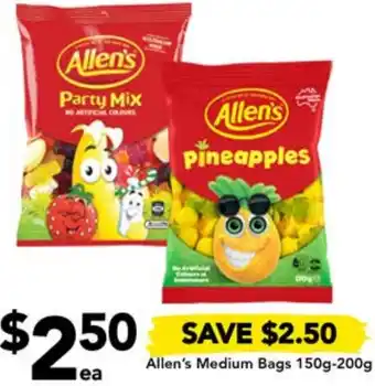 Drakes Allen's Medium Bags 150g-200g offer