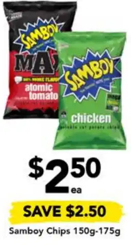 Drakes Samboy Chips 150g-175g offer