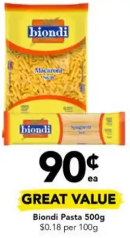 Drakes Biondi Pasta 500g offer