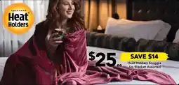 Drakes Heat Holders Snuggle Up Blanket Assorted offer