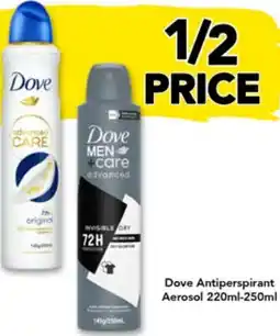 Drakes Dove Antiperspirant Aerosol 220ml-250ml offer