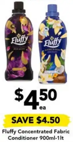 Drakes Fluffy Concentrated Fabric Conditioner 900ml-1lt offer