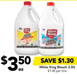 White King Bleach 2.5lt