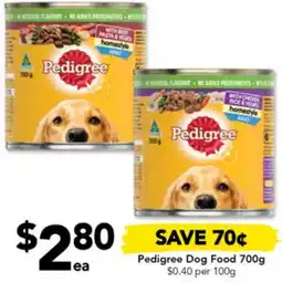 Drakes Pedigree Dog Food 700g offer