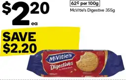 Woolworths McVitie's Digestive 355g offer