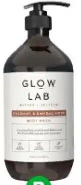 Woolworths Glow Lab Body Wash 900ml offer