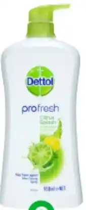 Woolworths Dettol Profresh Shower Gel Body Wash 950ml offer