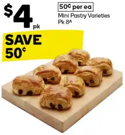 Woolworths Mini Pastry Varieties Pk 8 offer