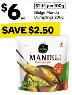 Woolworths Bibigo Mandu Dumplings 280g offer