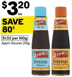Woolworths Ayam Sauces 210g offer
