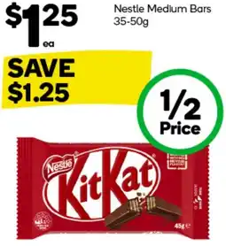 Woolworths Nestle Medium Bars 35-50g offer