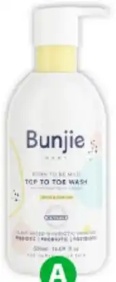 Woolworths Bunjie Baby Top to Toe Wash 500ml offer