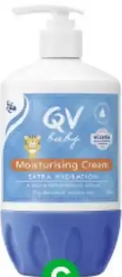Woolworths QV Baby Moisturising Cream 500g offer
