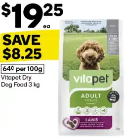 Woolworths Vitapet Dry Dog Food 3 kg offer