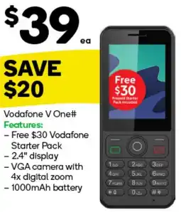 Woolworths Vodafone V One offer