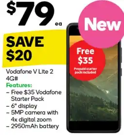 Woolworths Vodafone V Lite 2 4G offer