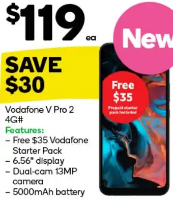 Woolworths Vodafone V Pro 2 4G offer