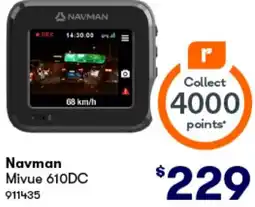 Woolworths Navman Mivue 610DC 911435 offer