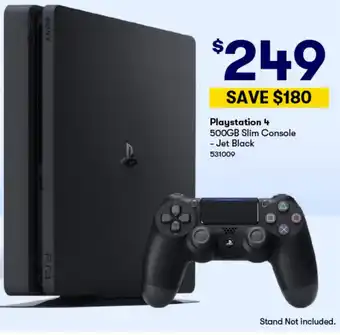 Woolworths Playstation 4 500GB Slim Console - Jet Black offer