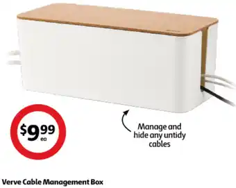 Coles Verve Cable Management Box offer