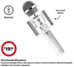 Coles Verve Karaoke Microphone offer