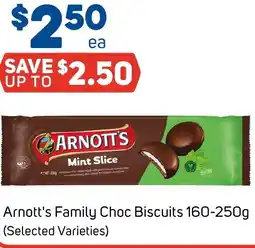 Foodland Arnott's Family Choc Biscuits 160-250g offer