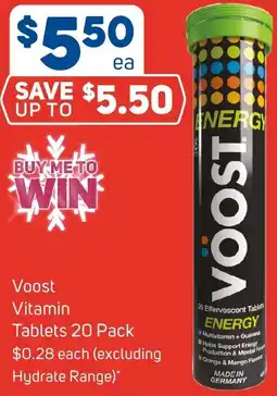 Foodland Voost Vitamin Tablets 20 Pack offer
