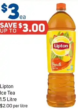 Foodland Lipton Ice Tea 1.5 Litre offer