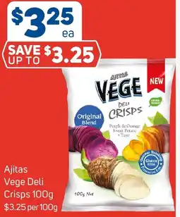 Foodland Ajitas Vege Deli Crisps 100g offer