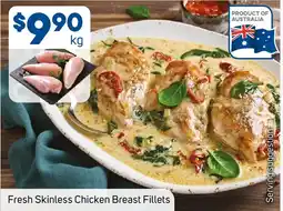 Foodland Fresh Skinless Chicken Breast Fillets offer